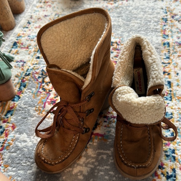 UnionBay| Women Ankle Wedge Boots| Size 7| Camel - Picture 3 of 3